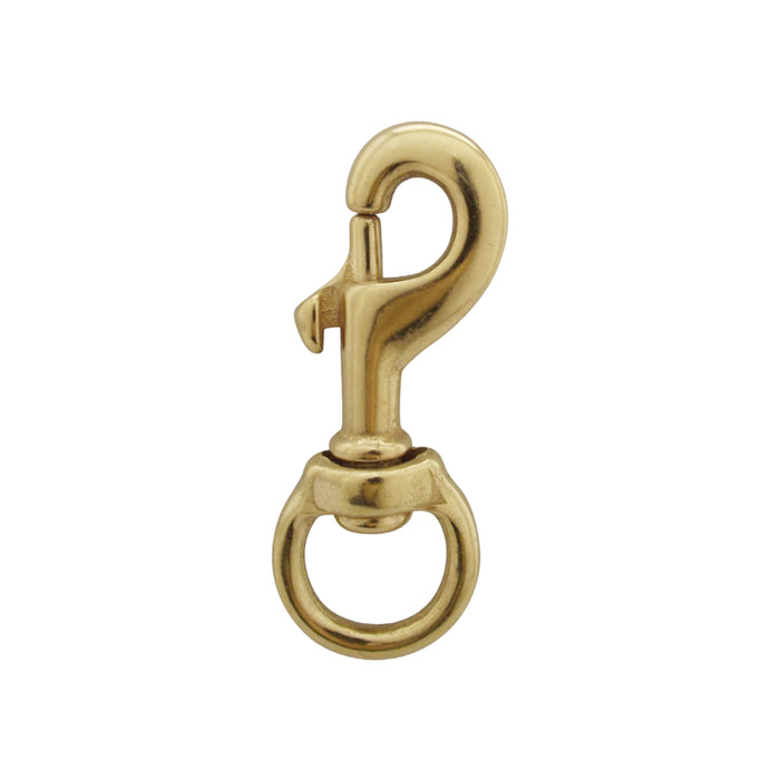Small Eye Brass Flag Swivel Snap - One Size