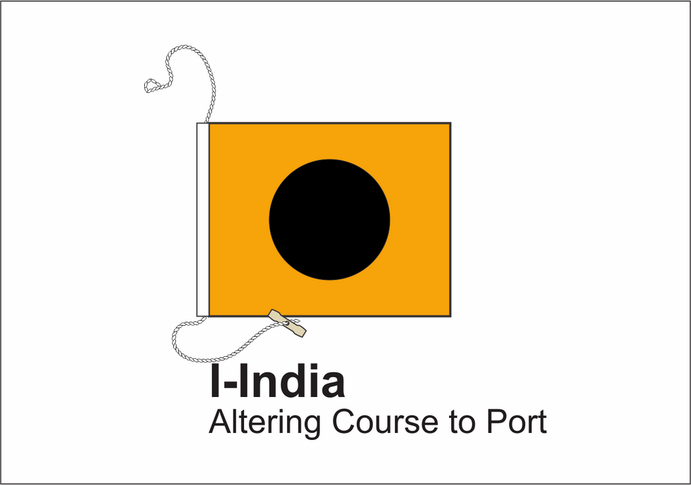 I - India International Code Signal Flag