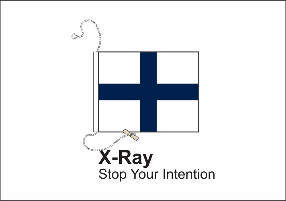 X - Xray International Code Signal Flag