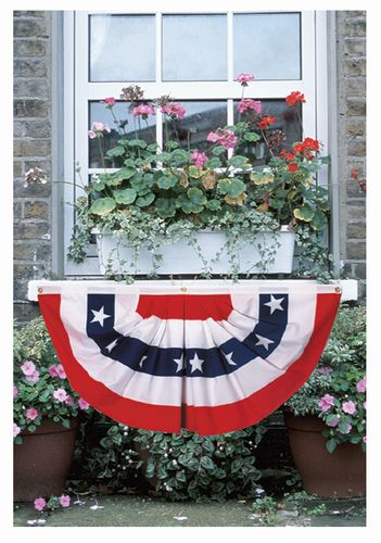 USA Red White and Blue Fan Flag - Outdoor Patriotic Bunting Multiple Sizes