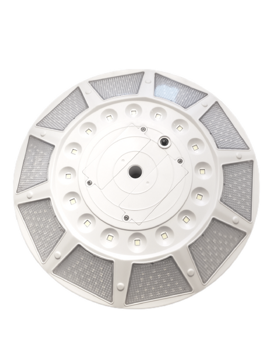 Top Mounted Disc 266 LED - Solar Flagpole Light