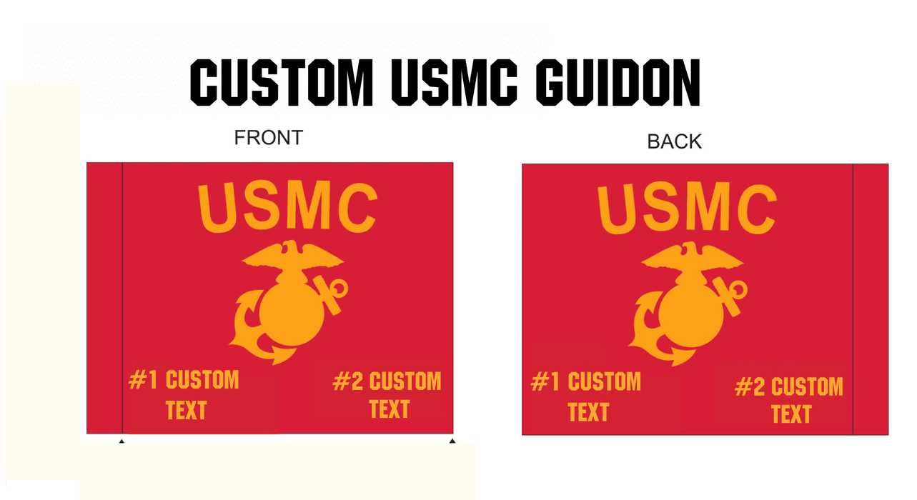 Marine Guidon Flag - Custom