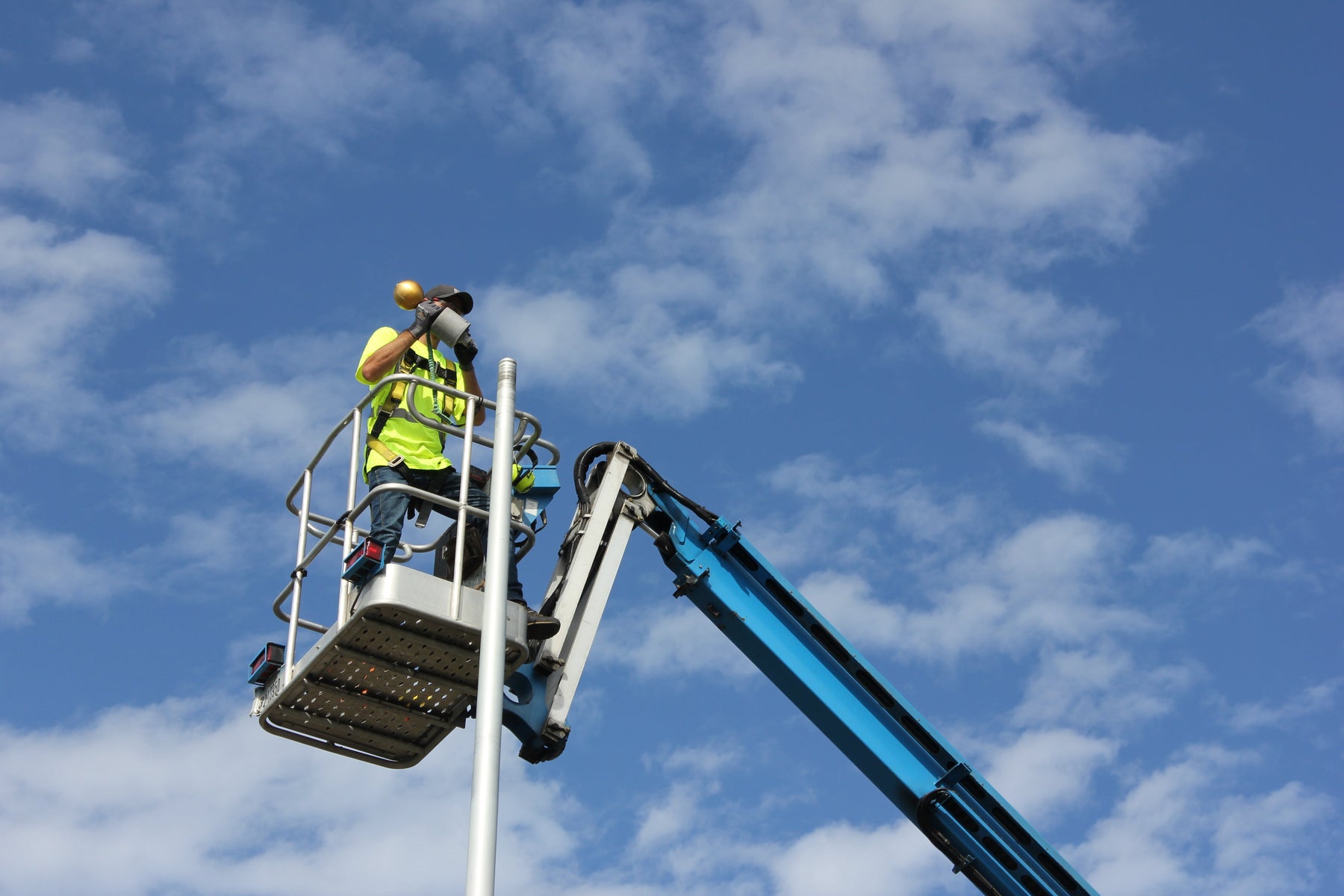 We're on the news! Restoring the Avenue of Flags