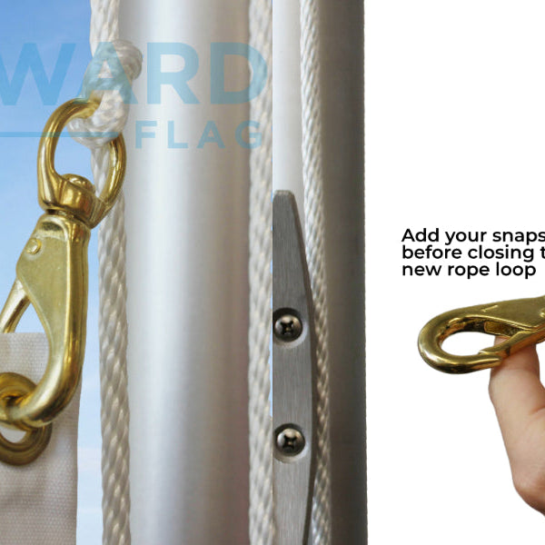 How Do I Change the Rope On My Flagpole? Restringing 101 — Sunward Flag