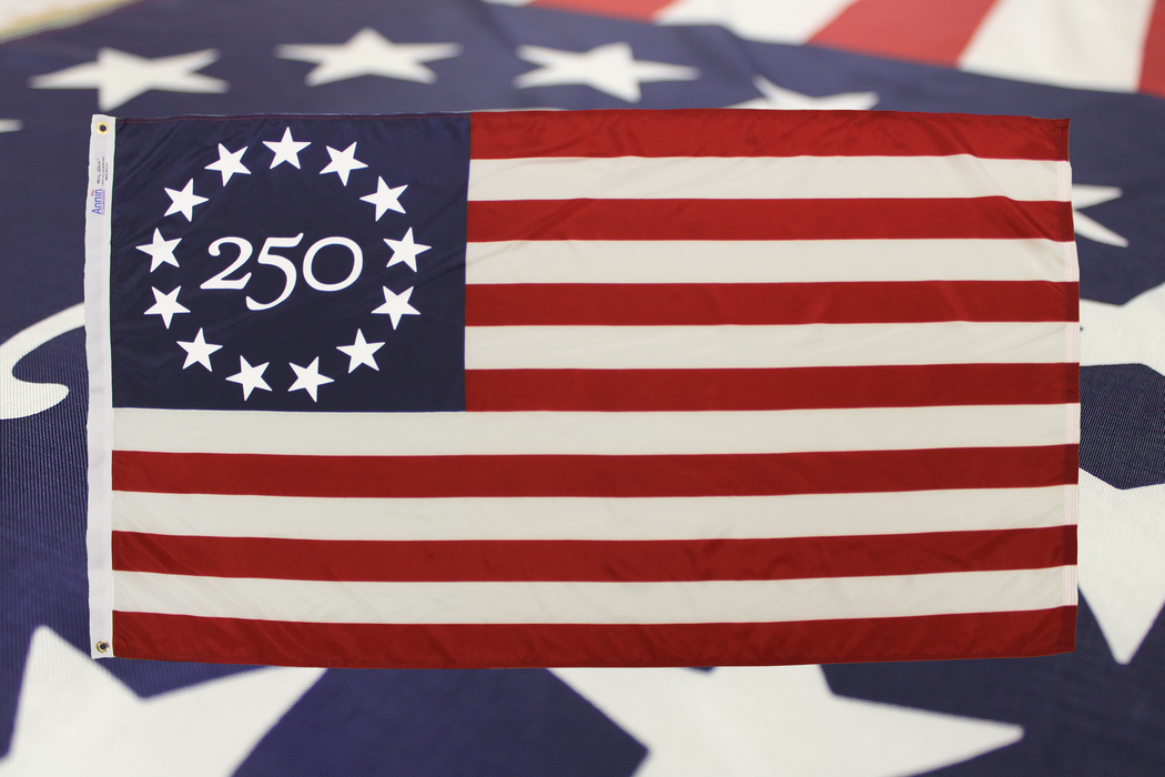Digitally Printed Custom America 250 Betsy Ross Flag