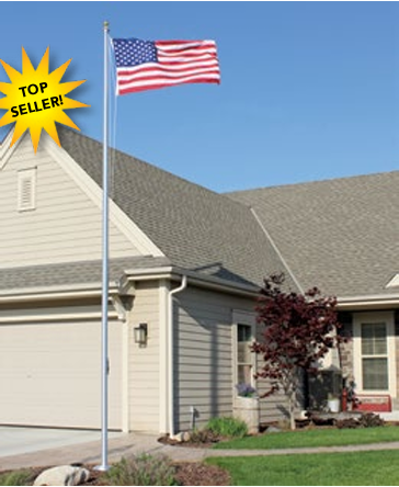 20' Commercial/Residential Sectional Flagpole Kit