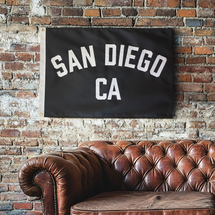 San Diego City Flag - Custom Hand Sewn Design