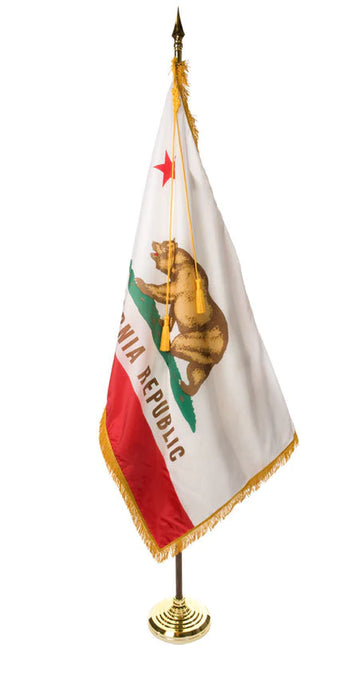 Presentation Pole Set - California Flag
